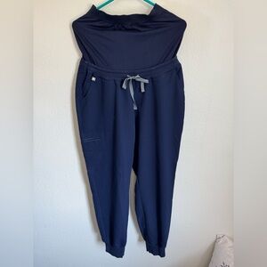 Figs Women's Maternity Navy Blue Joggers